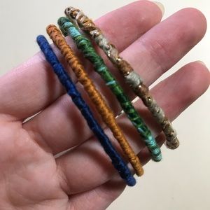 Textile Covered Bracelets